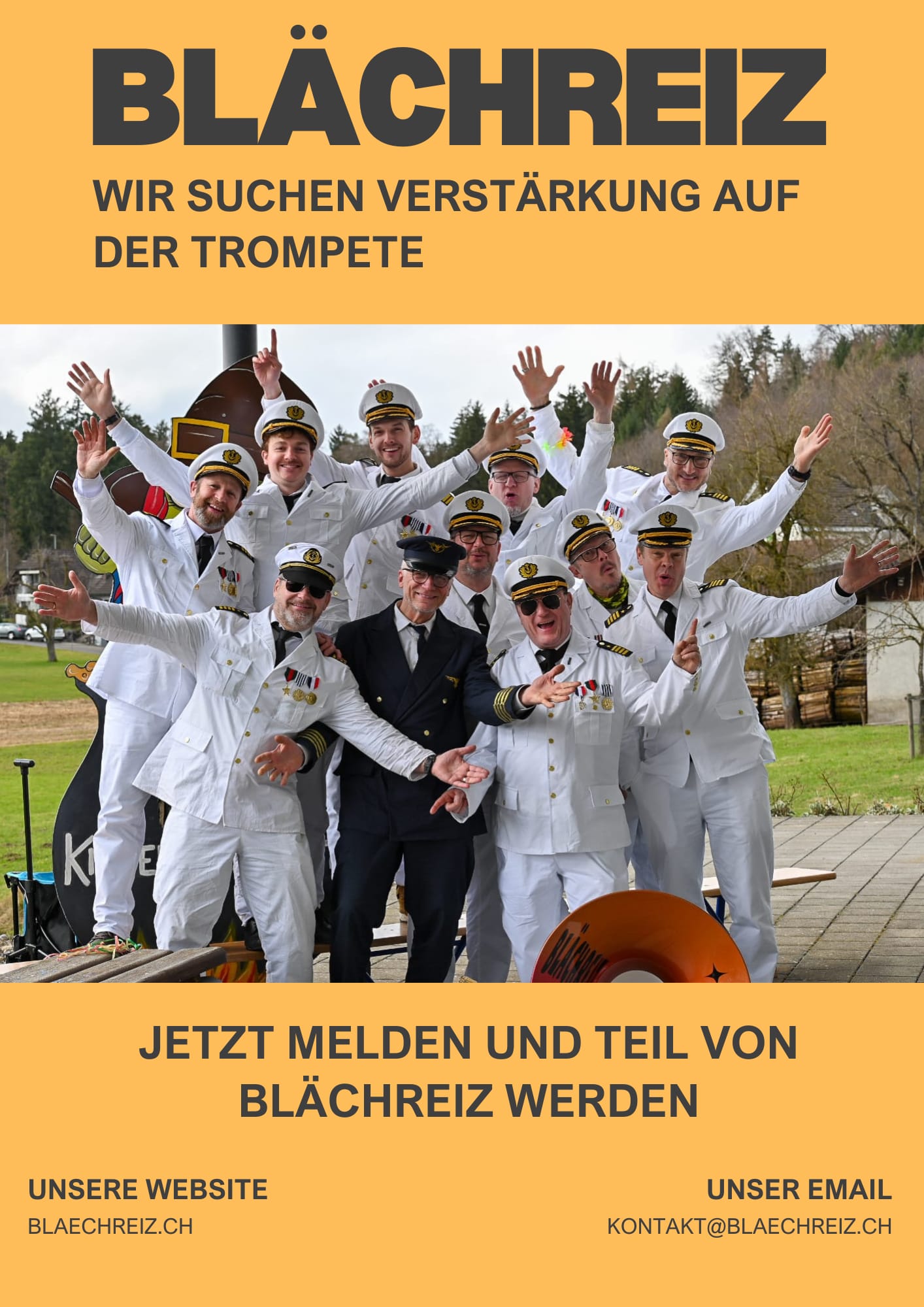 Trompete gesucht Flyer